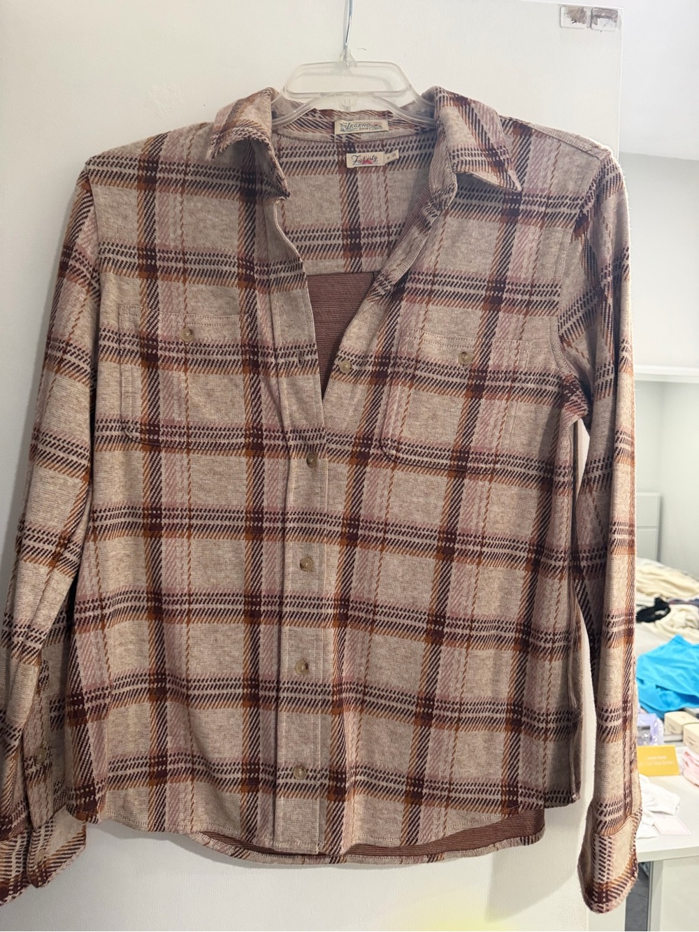 Faherty Plaid Flannel Button-Down Shirt